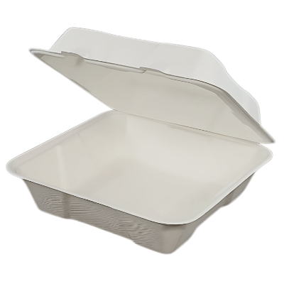 Lunch Box BIO NO PFAS 20x20x4,5 1x8(50)
