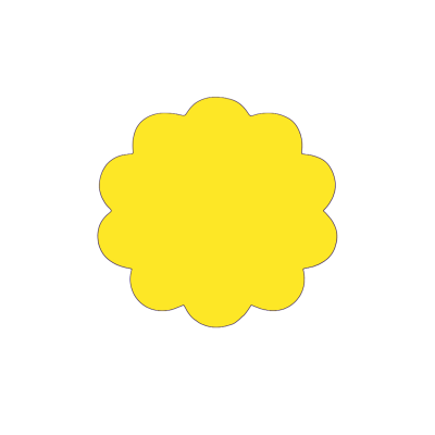 LB2 Sott. TNT 41cm. Giallo 1x24(10)