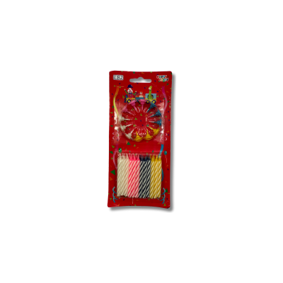 LB2 Candele multicolor    1x24(24)